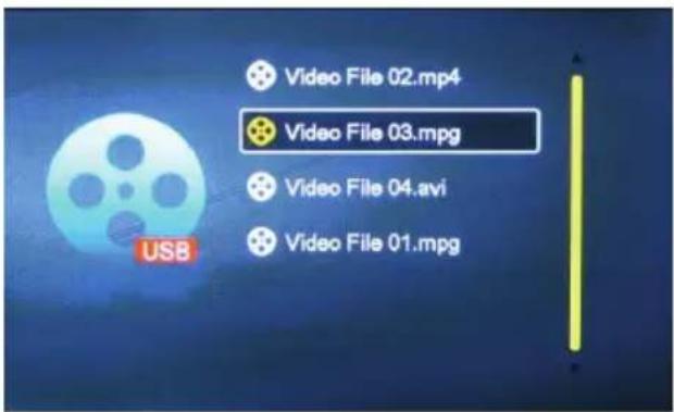 Xomax XM-VRSU413BT - Video Dateiübersicht - 1