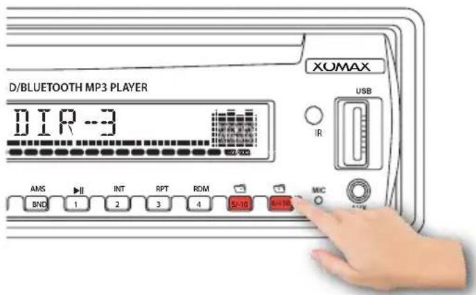 Xomax XM-RSU252BT V2 - Ordner wechseln - 1