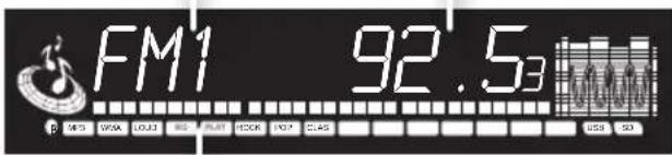Xomax XM-RSU252BT V2 - Radio-Display - 1