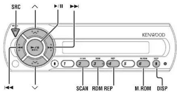Numero di disco Numero di brano Tempo del brano RDM D10T42 58:37 REP SCAN Indicatore