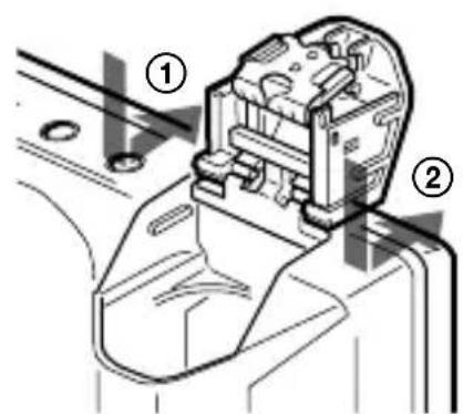 SONY MZ-G750PC - Sul coperchio dello scomparto della batteria - 2