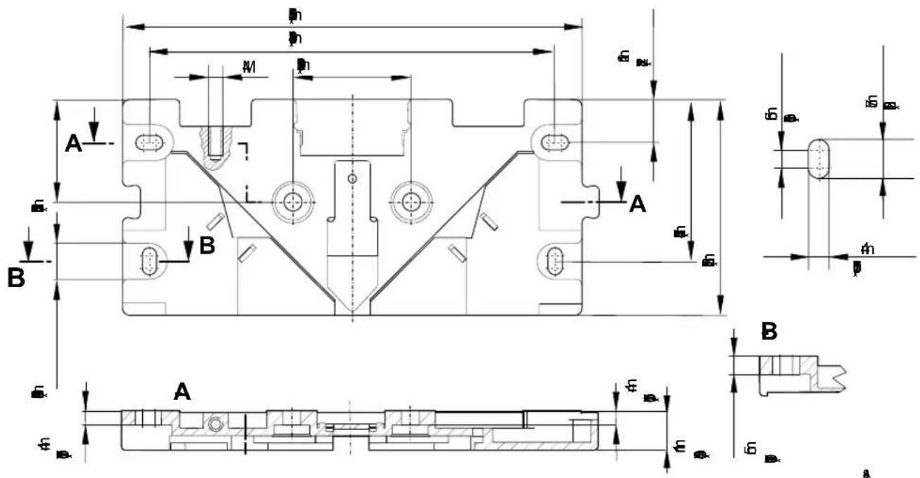 Phoenix IBS RL 24 DIO 8/8/8-T - Attaching the Mounting Plate - 2