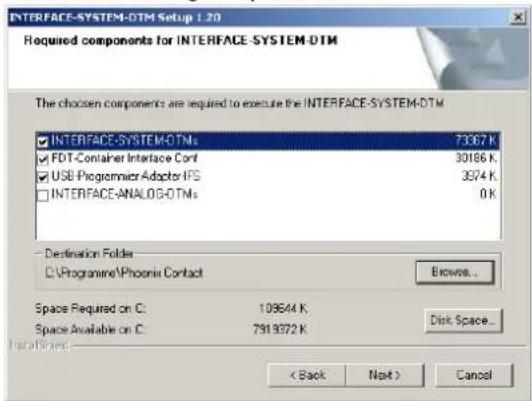 Phoenix PLC-V8C/PT-24DC/EM - Settings on the gateway - 2