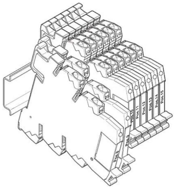 Phoenix PLC-V8C/PT-24DC/EM - Mounting stand-alone and basic modules - 1