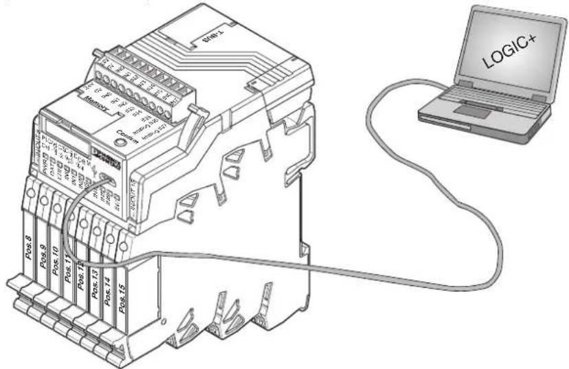 Phoenix PLC-V8C/PT-24DC/EM - Micro USB connection - 1
