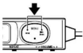 MENU + - VOLUME-1 +