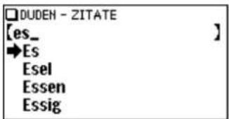□DUDEN - ZITATE [es_ →Es Esel Essen Essig