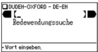 SHARP PW-E510 - Looking up a word by Filter search - 1
