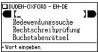 SHARP PW-E510 - Looking up a word by Filter search - 1