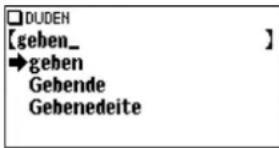 □DUDEN [geben_ →geben Gebende Gehenedeite