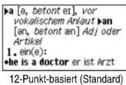 ▶a [e, betont er], vor vokalischem Anlaut ▶an [en, betont an] Adj oder Artikel 1. ein(e): ◆he is a doctor er ist Arzt 12-Punkt-basiert (Standard)