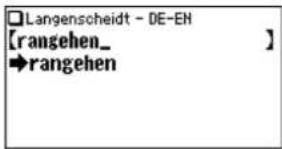 Langenscheidt - DE-EN [rangehen_ →rangehen
