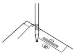 SHARP PW-E410 - Verfahren zum Zurücksetzen - 1
