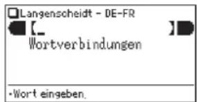 Langenscheidt - DE-FR [_ Wortverbindungen •Wort eingeben.