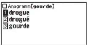 Anagramm[gourde] drogue drogué gourde