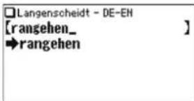 Langenscheidt - DE-EN [rangehen_ →rangehen