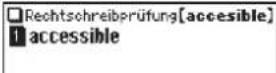 SHARP PW-E420 - Rechtschreibprüfung - 3