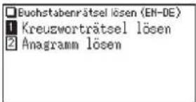 Buohstabenrätsel lösen (EN-DE) Kreuzworträtsel lösen Anagramm lösen