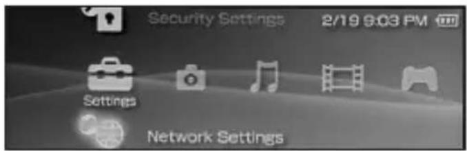Security Settings 2/19 9:03 PM Settings Network Settings