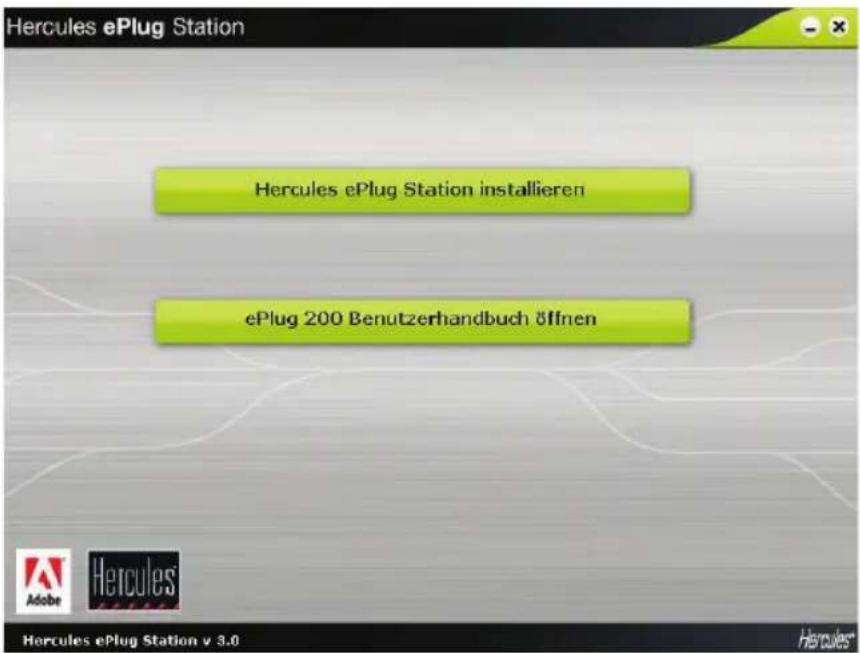 Hercules ePlug Station Hercules ePlug Station installieren ePlug 200 Benutzerhandbuch öffnen Hercules ePlug Station v. 3.0