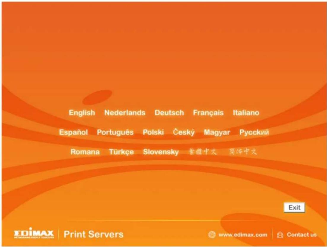 English Nederlands Deutsch Français Italiano Español Português Polski Český Magyar Русский Romana Türkçe Slovensky 紫體中文 簡海中文 EditMAX Print Servers www.edimax.com Contact us