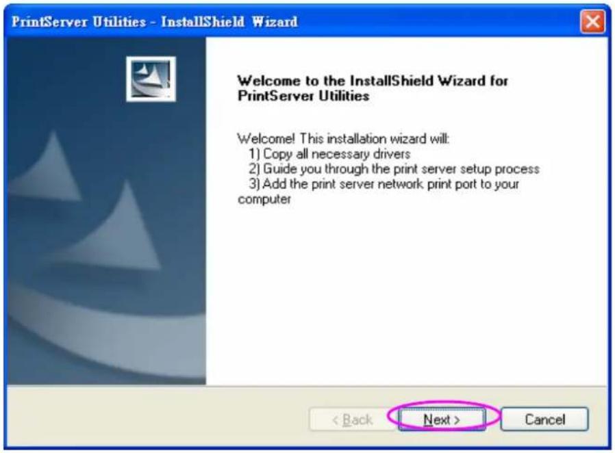 Edimax PS-1206PWg - Installation des Client-Dienstprogramms - 1