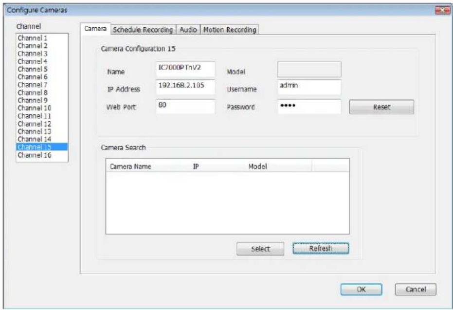 Edimax IC-3010 - 'Camera' Tab - 1