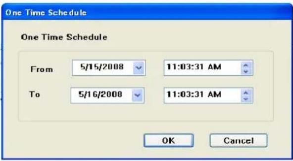 Edimax IC-3010 - Schedule Recording - 2