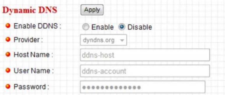 Edimax IC-3010 - Dynamic DNS - 1