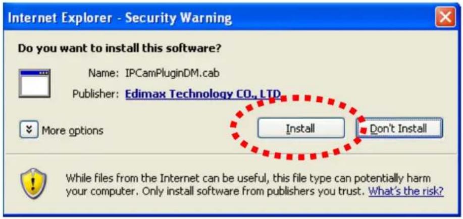 Edimax IC-3010 - Log Onto Web Management Interface - 4