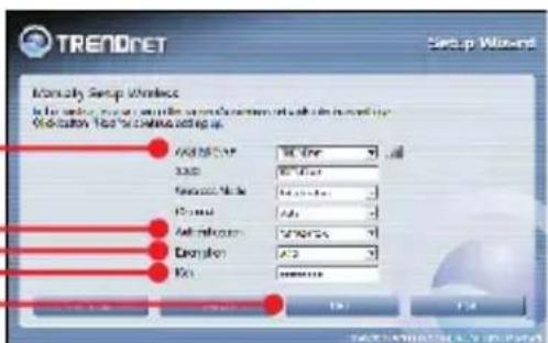 17. Klicken Sie auf Next (Weiter). 18. Warten Sie bitte, bis die neuen Kameraestellungen gespeichert sind. 19. Markieren Sie "By Using Wireless" (Drahtlos) und klicken Sie dann auf "Next" (Weiter). 20. Trennen Sie das RJ-45-Kabel ab. Überprüfen Sie, dass die LED für die Verbindung (rot) leuchtet und…