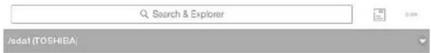 Q Search & Explorer /sda1 (TOSHIBA)