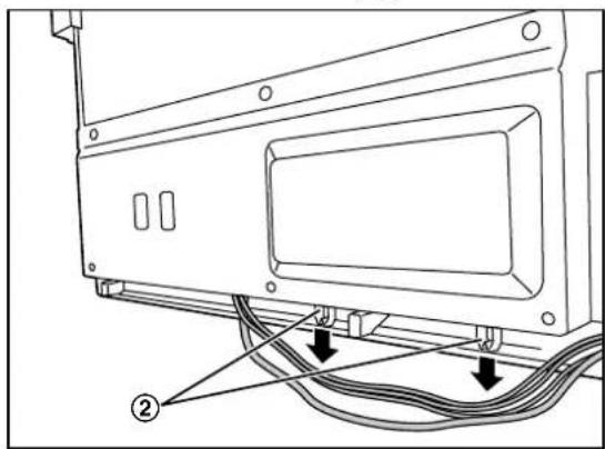 PANASONIC UB-T781W - Anbringen des installationsfreien Kits - 5