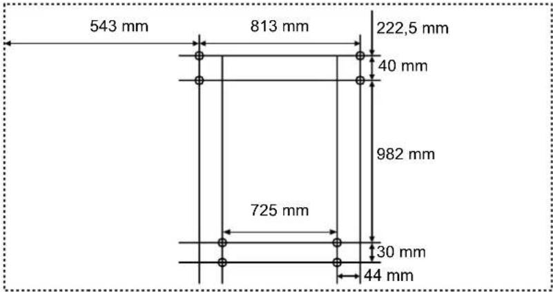 543 mm 813 mm 222,5 mm 40 mm 982 mm 725 mm 30 mm 44 mm