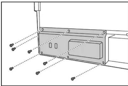 PANASONIC UB-T781W - Anbringen des installationsfreien Kits - 6