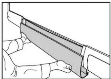 PANASONIC UB-T780BP - How to Attach the Lower Frame Cover - 1