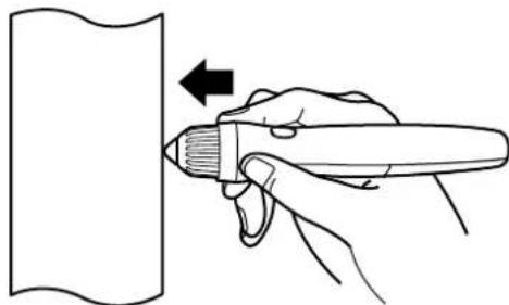 PANASONIC UB-T780BP - Press the electronic pen at a right angle against the board at the intersecting points of each circle until it disappears (about 2 seconds). Repeat in the order shown in the illustration below. - 2