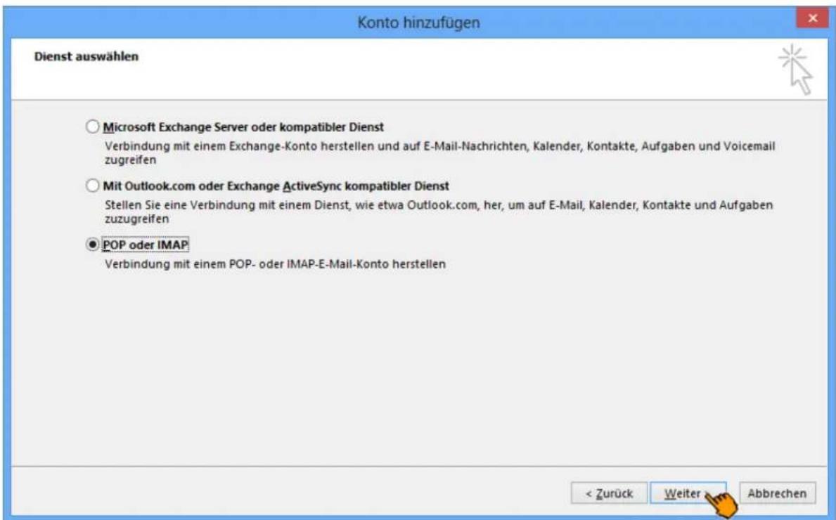 CISCO EPC 3940 - E-Mailkonfiguration für Outlook 2013 - 4