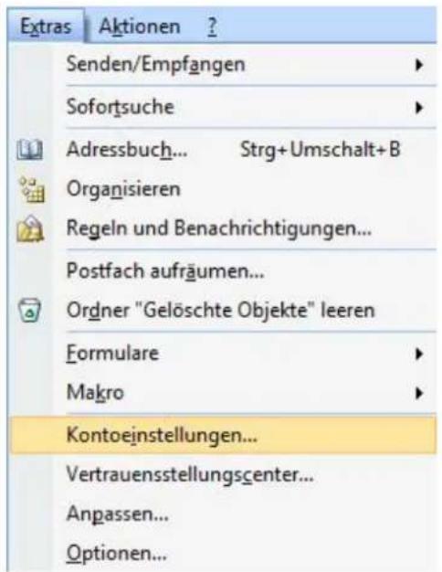 CISCO EPC 3940 - E-Mailkonfiguration für Outlook 2007 unter Windows 7-10 - 1