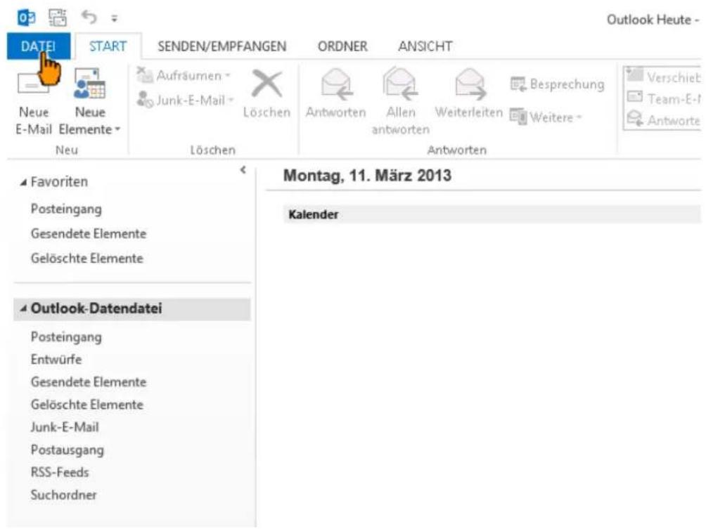 CISCO EPC 3940 - E-Mailkonfiguration für Outlook 2013 - 1
