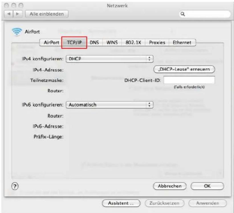 CISCO EPC 3940 - WLAN-Konfiguration für MAC OS 10.6 - 10.11 - 3