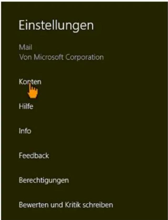 CISCO EPC 3940 - E-Mailkonfiguration für Windows Mail unter Win8 und Win8.1 - 4