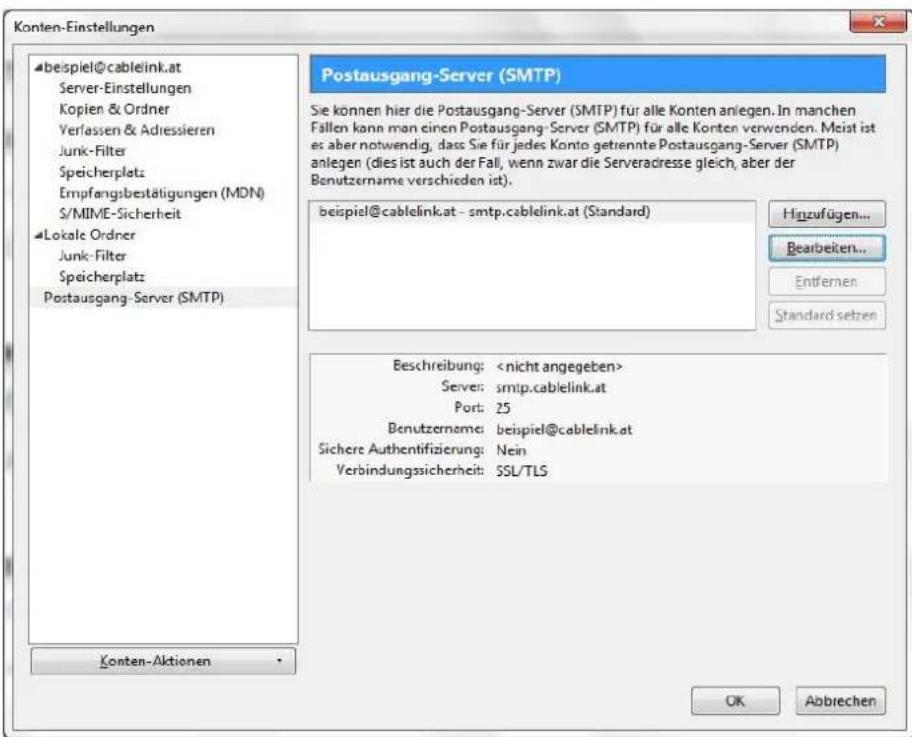 CISCO EPC 3940 - E-Mailkonfiguration für Mozilla Thunderbird unter Windows 7-10 - 6