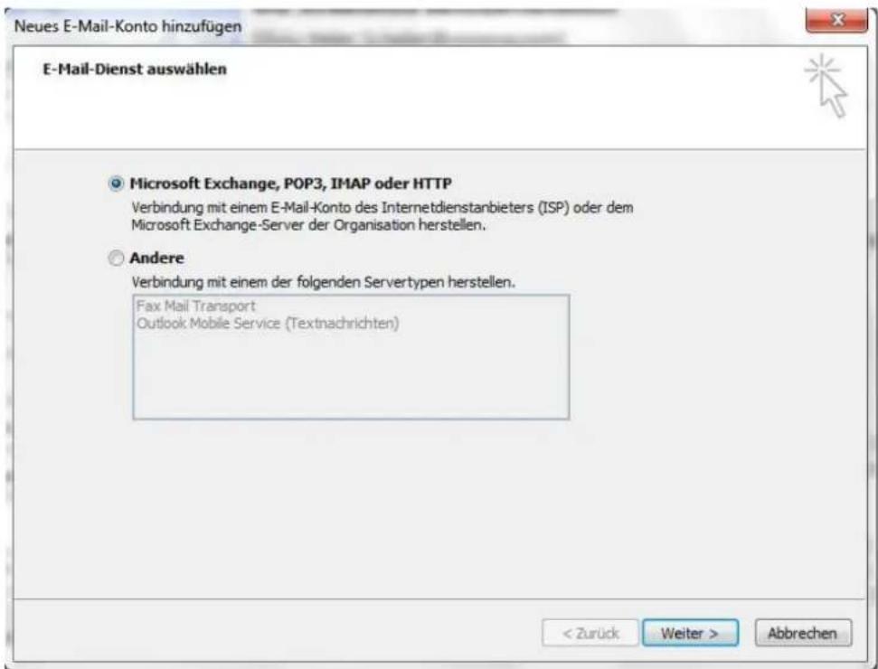 CISCO EPC 3940 - E-Mailkonfiguration für Outlook 2007 unter Windows 7-10 - 4