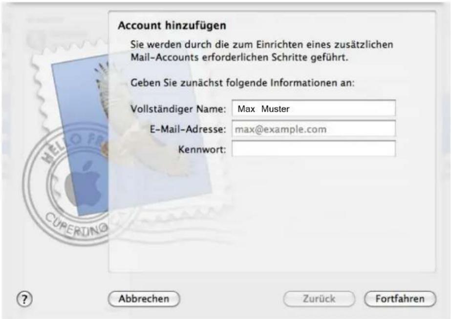 CISCO EPC 3940 - E-Mailkonfiguration für Apple Mail 4.x unter OS 10.6 – 10.11 - 4