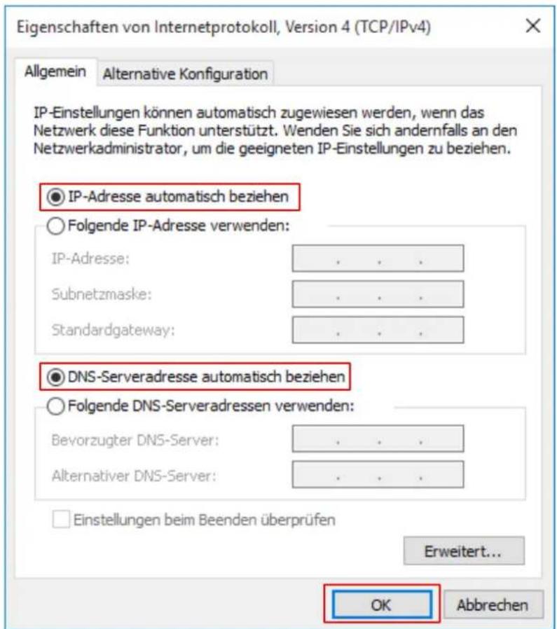 CISCO EPC 3940 - Netzwerkkonfiguration für Windows 10 - 5