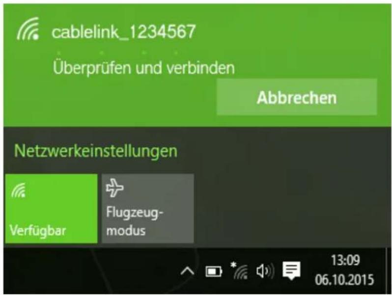 CISCO EPC 3940 - WLAN-Konfiguration für Windows 10 - 4