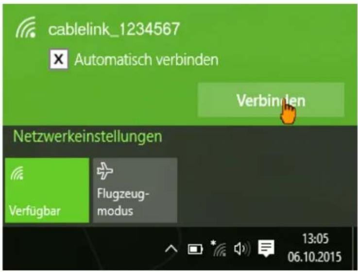 CISCO EPC 3940 - WLAN-Konfiguration für Windows 10 - 2