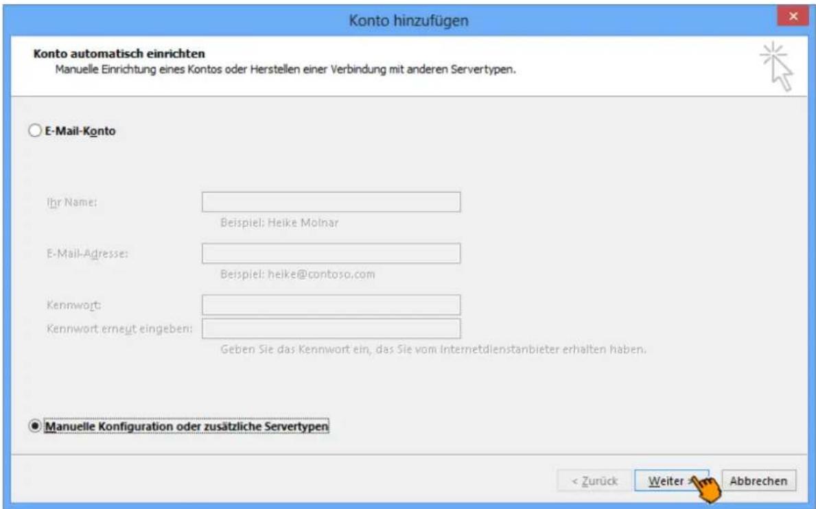 CISCO EPC 3940 - E-Mailkonfiguration für Outlook 2013 - 3