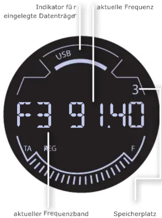 Xomax XM-RSU221BT - Radio-Display - 1